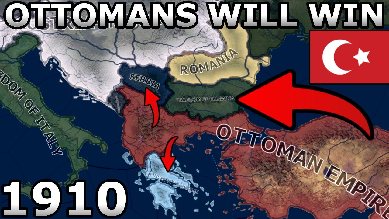 What if the Ottomans win the Balkan Wars? HOI4 Timelapse YouTube