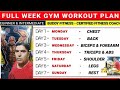 Workout for beginners  routine workout excercise in gym dec 23