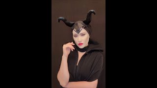 Day 2: Maleficent 😈 #13daysofhalloween #challenge #halloween #cosplay #maleficent #maleficentmakeup