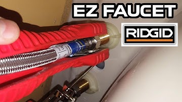 Ridgid Faucet and sink installer tool Demonstration | Easy change faucet tool