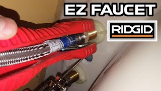 Ridgid Faucet and sink installer tool Demonstration | Easy change faucet tool