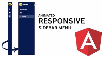 Build a Responsive Side Navbar  using Angular 20 and Tailwind CSS