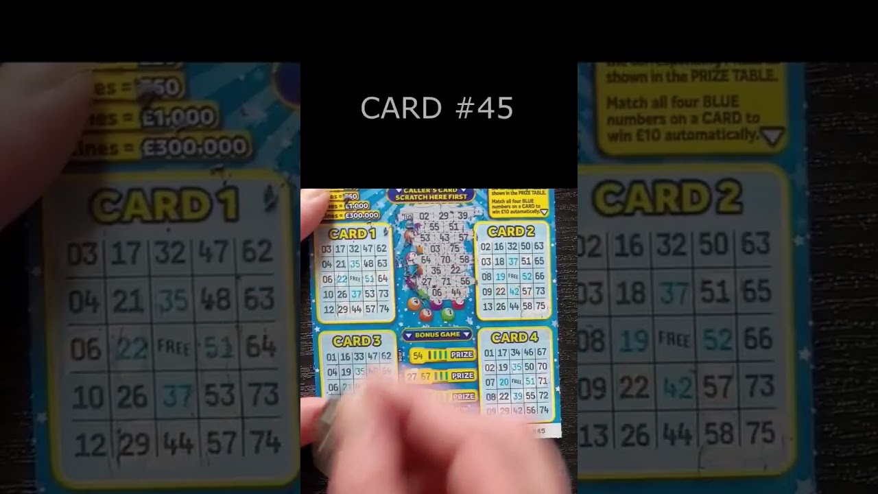 £300,000 BINGO Scratch Card