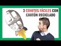 Como HACER un COHETE de CARTÓN para NIÑOS 🚀 Paso a Paso | Juegos Caseros | Ondulé