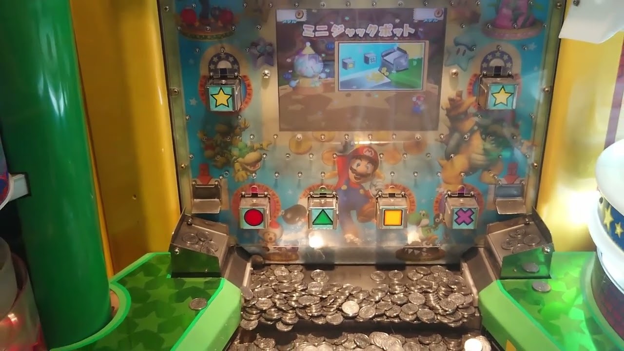 【希少】スーパーマリオ不思議のコロコロパーティ2３段タワークルーン+各色1球ずつ メダルゲーム】スーパーマリオ不思議のころころパーティ2 その1 - YouTube