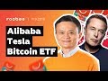 Roobee Digest: рост акций Tesla и Alibaba; просадка Биткоина и Эфириума, анонс блокчейна Telegram