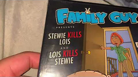 Family Guy Stewie kills Lois & Lois Kills Stewie Dvd Un boxing