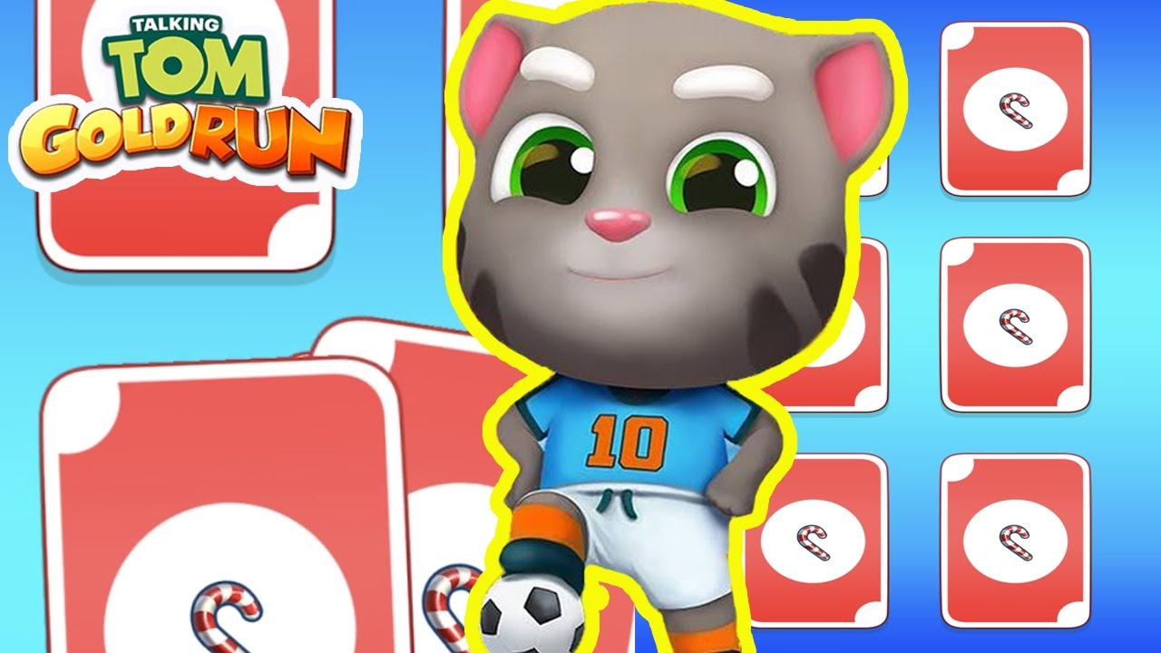 TALKING TOM GOLD RUN LUCKY CARDS 2020 FOOTBALL TOM YouTube