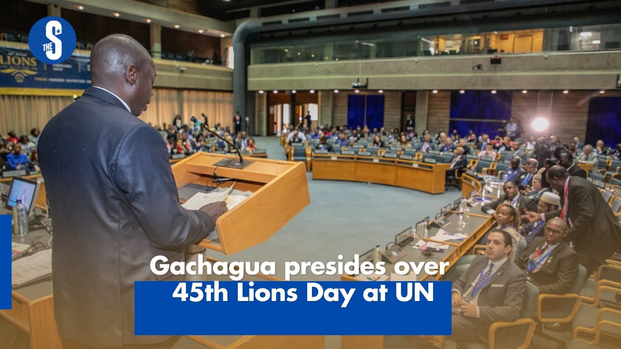 Gachagua Presides Over 45th Lions Day At Un Youtube