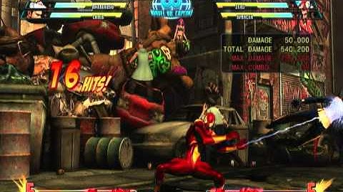 MvC3 Spiderman Proof of Concept 3- Assists