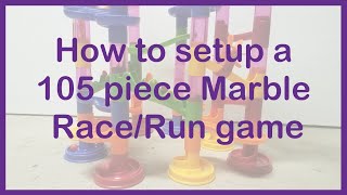 How to Assemble 105 piece Marble Run/Race Game - Full Tutorial: Step by Step screenshot 2