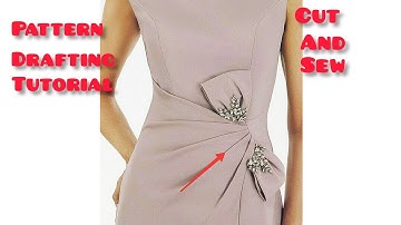 How to draft and sew a trendy style#patterndrafting #sewingtutorial #amen #1ontrending