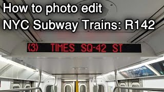 How to Photo Edit NYC Subway Trains! - Part 1: R142 Method 1 | Transit Talk screenshot 2