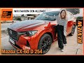 Mazda CX-60 D 254 im Test (2023) Was kann der Allrad Diesel mit 6-Zylindern?! Review | Fahrbericht