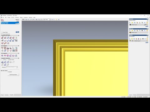 Artcam 2008 tutorial, frame relief