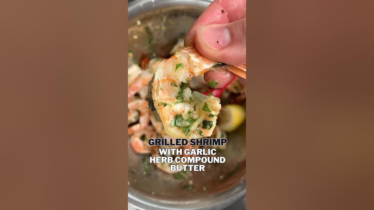 Garlic Butter Grilled Shrimp - Cumber's Corner