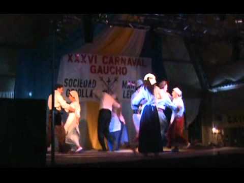 Danzas Folkloricas. Carnaval Gaucho 2011. RANCHERA...