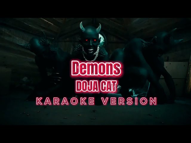 Demons - Doja Cat (Instrumental Karaoke) [KARAOK&J]