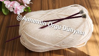 YENİ Yelek, Şal, Hırka, Süveter İçin Kolay Örgü Modeli #knitting #crochet