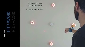MotionGuidance® Interactive Proprioceptive Training System: HIT / AVOID game