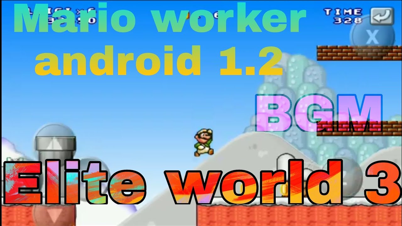 Mario worker android 1.2((Elite world 3)Gameplay - YouTube