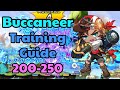 Buccaneer training guide 200  250