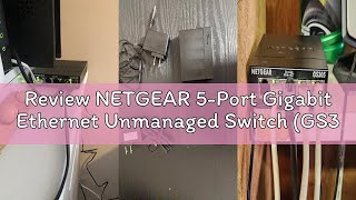 Review NETGEAR 5-Port Gigabit Ethernet Unmanaged Switch (GS305) - Desktop, Sturdy Metal Fanless Hous