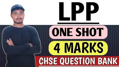 LPP(4 MARKS) || CHSE QUESTION BANK || #chse #chseodisha #chsequestionbank #msmathematics #plustwo