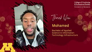 Mohamed - Thank You Donors 2023