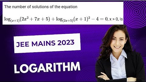 The number of solutions of the equation log_(x+1) (2x^2+7x+5) + log_(2x+5) (x+1)^2 - 4 = 0,..