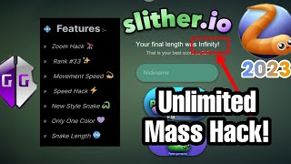 UNLIMITED MASS HÀCK | Slither.io | GameGuardian screenshot 4