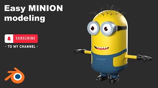 Easy Minion modeling in Blender