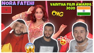 [AMAZING!] REACTION TO Dancing Queen NORA FATEHI glamorous Performance @ Vanitha Film Awards 2020