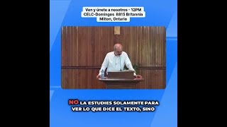 Más que leer la Biblia, es encontrarte con Él.