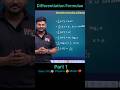 Class 11 12 Maths 😍 Physics ❤️Differentiation Formulae #class12maths #differentiation