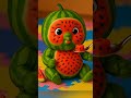 Watermelon Baby Eats Like A Human طفل البطيخ يأكل بواقعية مع الذكاء الاصطناعي 