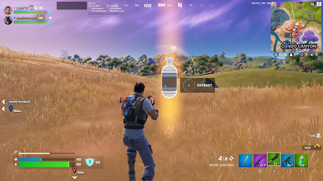 Open Capsule Corp capsules Fortnite