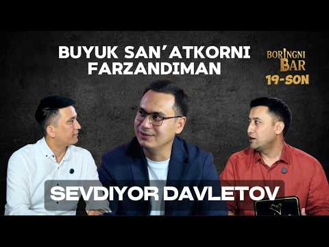 USTOZ SANATKORLO ATARINI ATIB BO'LDI || SEVDIYOR DAVLETOV || BORINGNI BAR 19-SON