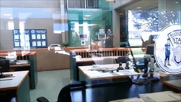Making a public records request at the Massachusetts State Police HQ