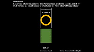 Pb 104 Solution | Strength of Materials | Ferdinand L.Singer & Andrew Pytel | Mechanics of Solids