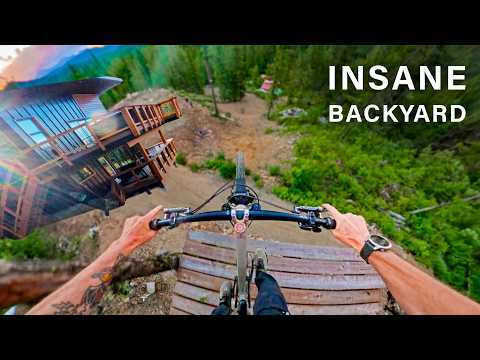 He Built His House Around the Jumps!