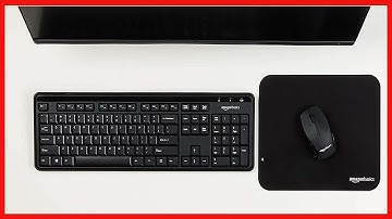 Amazon Basics Wireless Keyboard Quiet and Compact US Layout QWERTY
