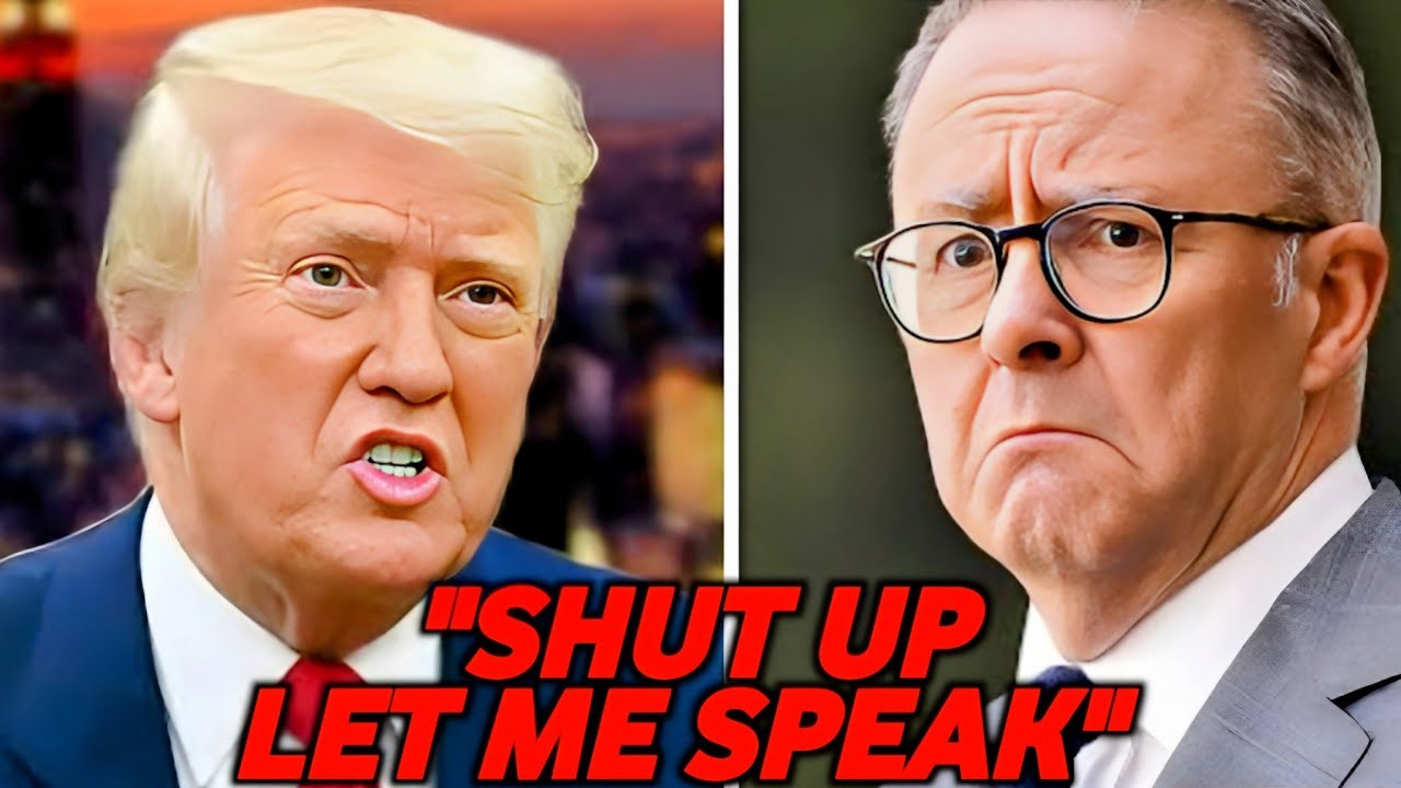 Anthony Albanese LOSES It As Trump ANNIHILATES Him Live On Air!