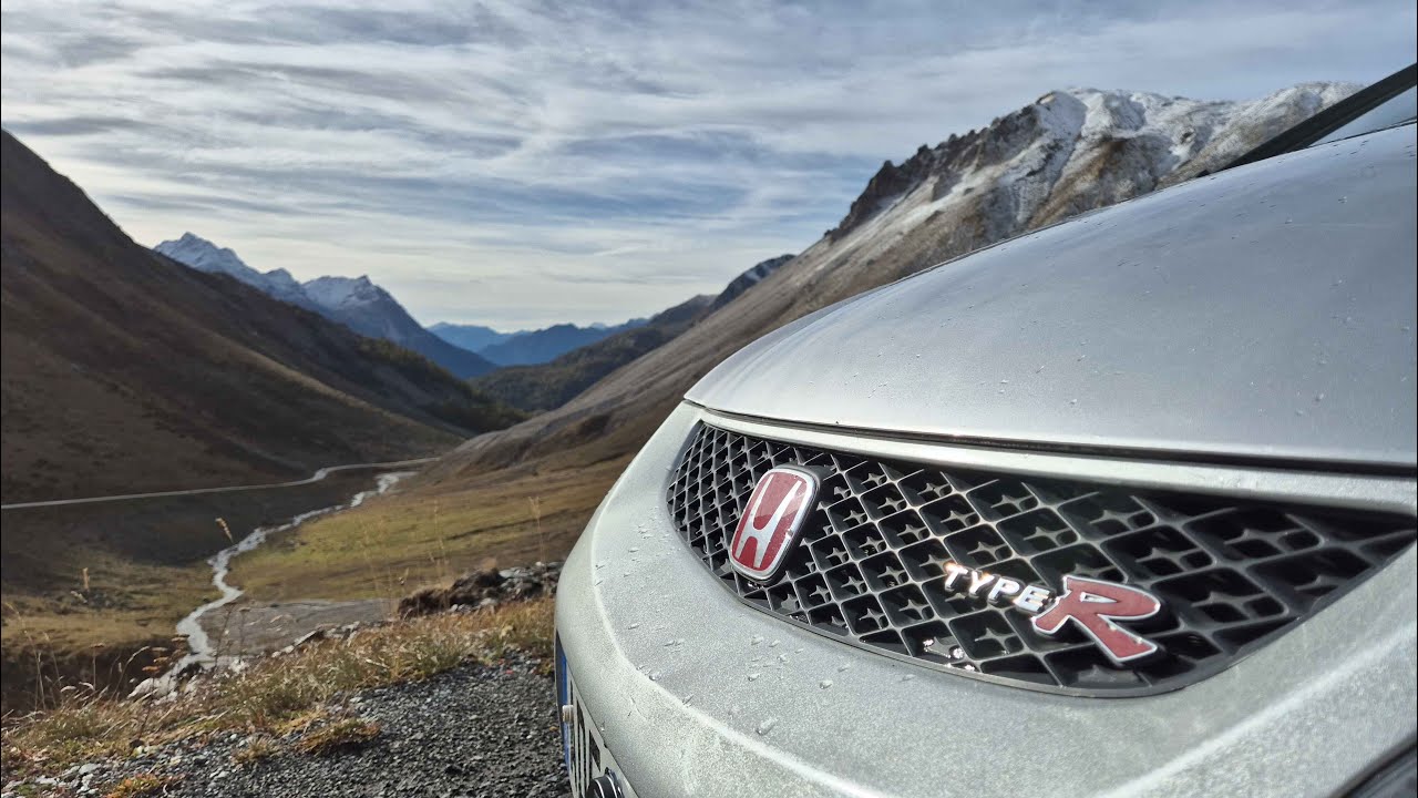 4K POV Italian Alpine Pass in a Honda Civic Type R - European Road Trip