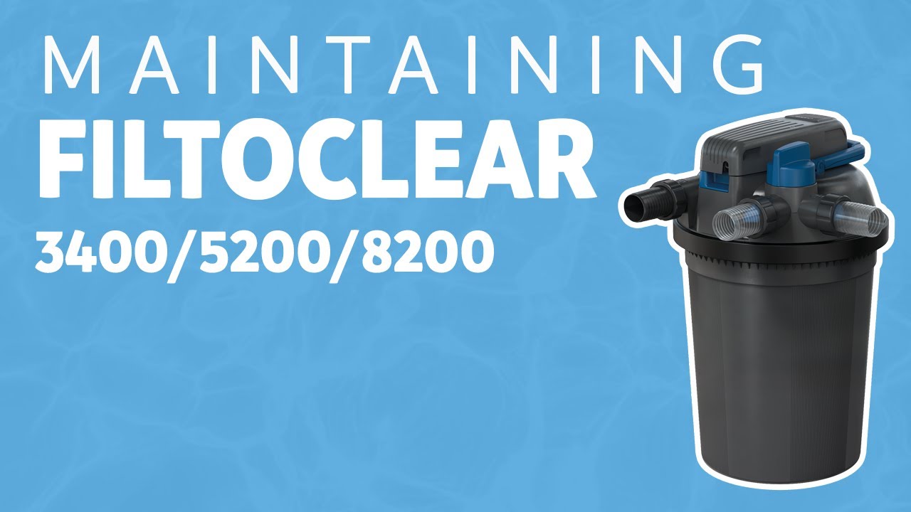 How to Maintain the Oase Filtoclear 3400/5200/8200 (3rd Generation)