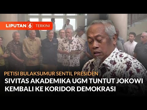 Lewat Petisi Bulaksumur, Sivitas Akademika UGM Peringatkan Jokowi Untuk Kembali ke Koridor Demokrasi