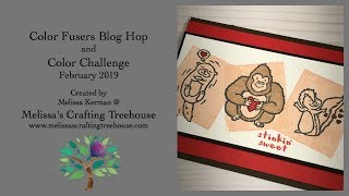 Color Fusers Blog Hop & Color Challenge - February 2019