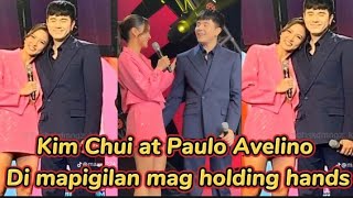Paulo Avelino lagging naka hawak SA kamay ni Kim Chui (holding hands)