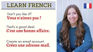Everyday life FRENCH Sentences, Phrases and Words Pronunciation for Conversations | Learn French