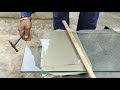 How to cut 12 mm thick glass